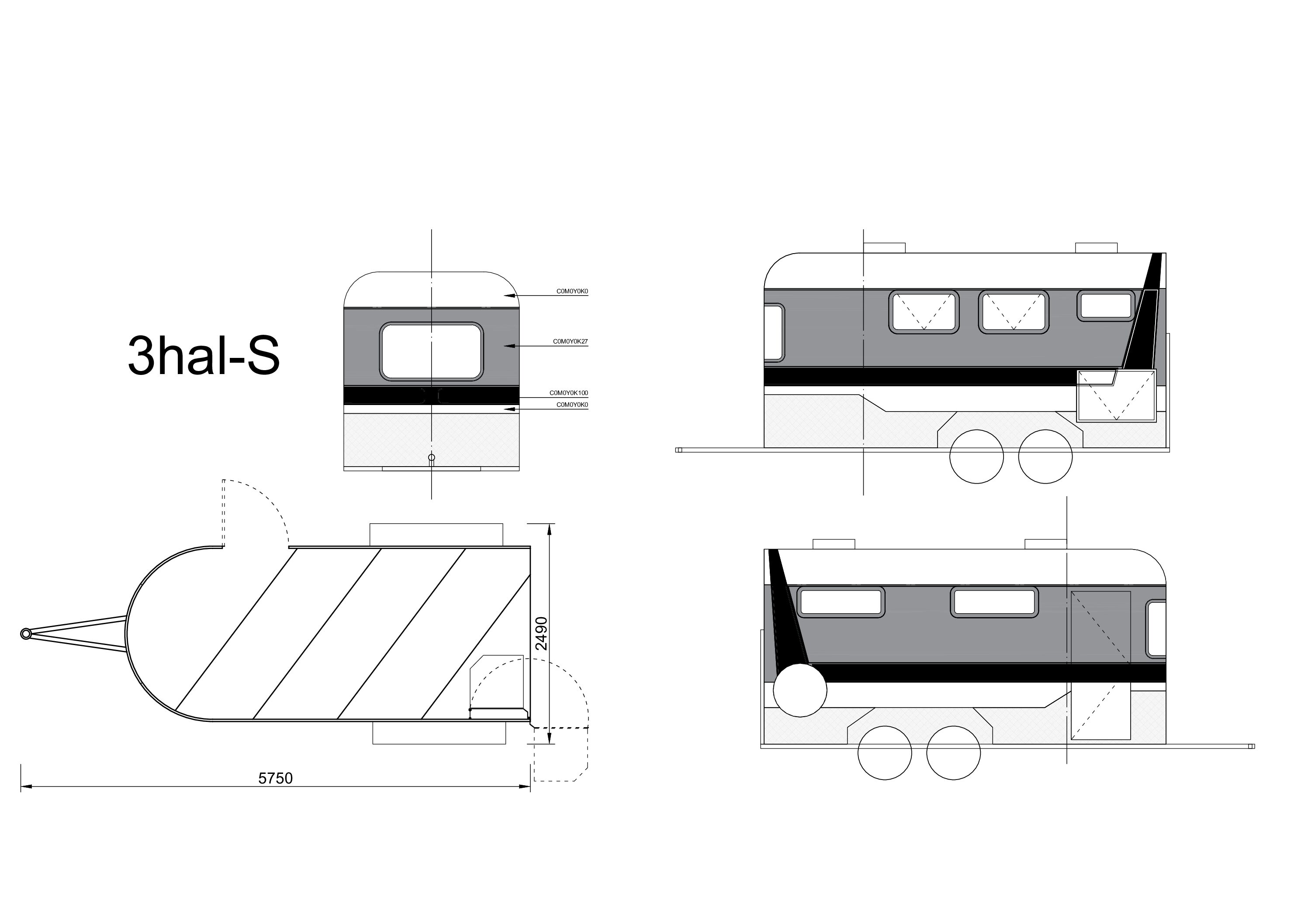 3 HORSE ANGLE LOAD - STANDARD