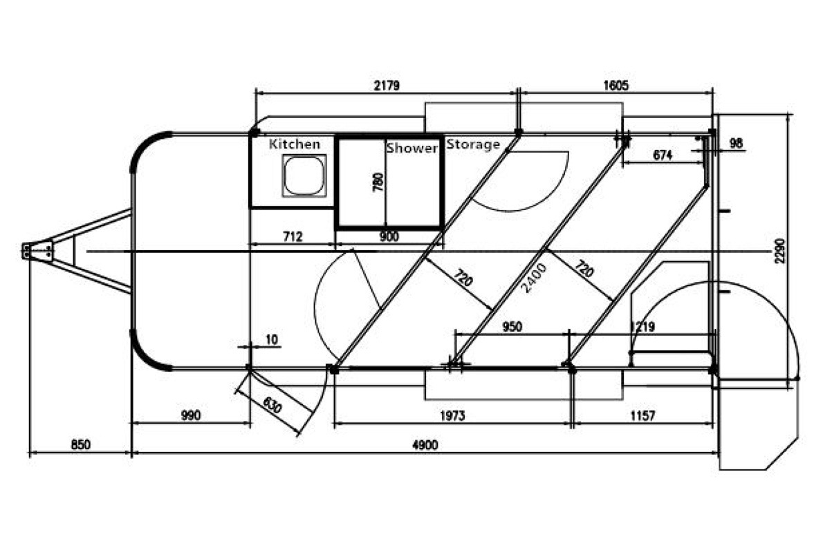 2 HORSE ANGLE LOAD DELUXE WITH FULL LIVING - Image 2